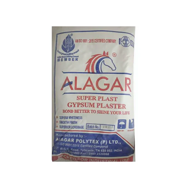 Alagar White Gypsum POP Powder, 25 Kg Bag