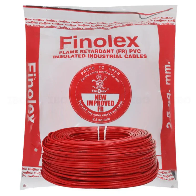 Finolex Flame Retardant (FR) Grade (90Mtr) Silver - Image 3